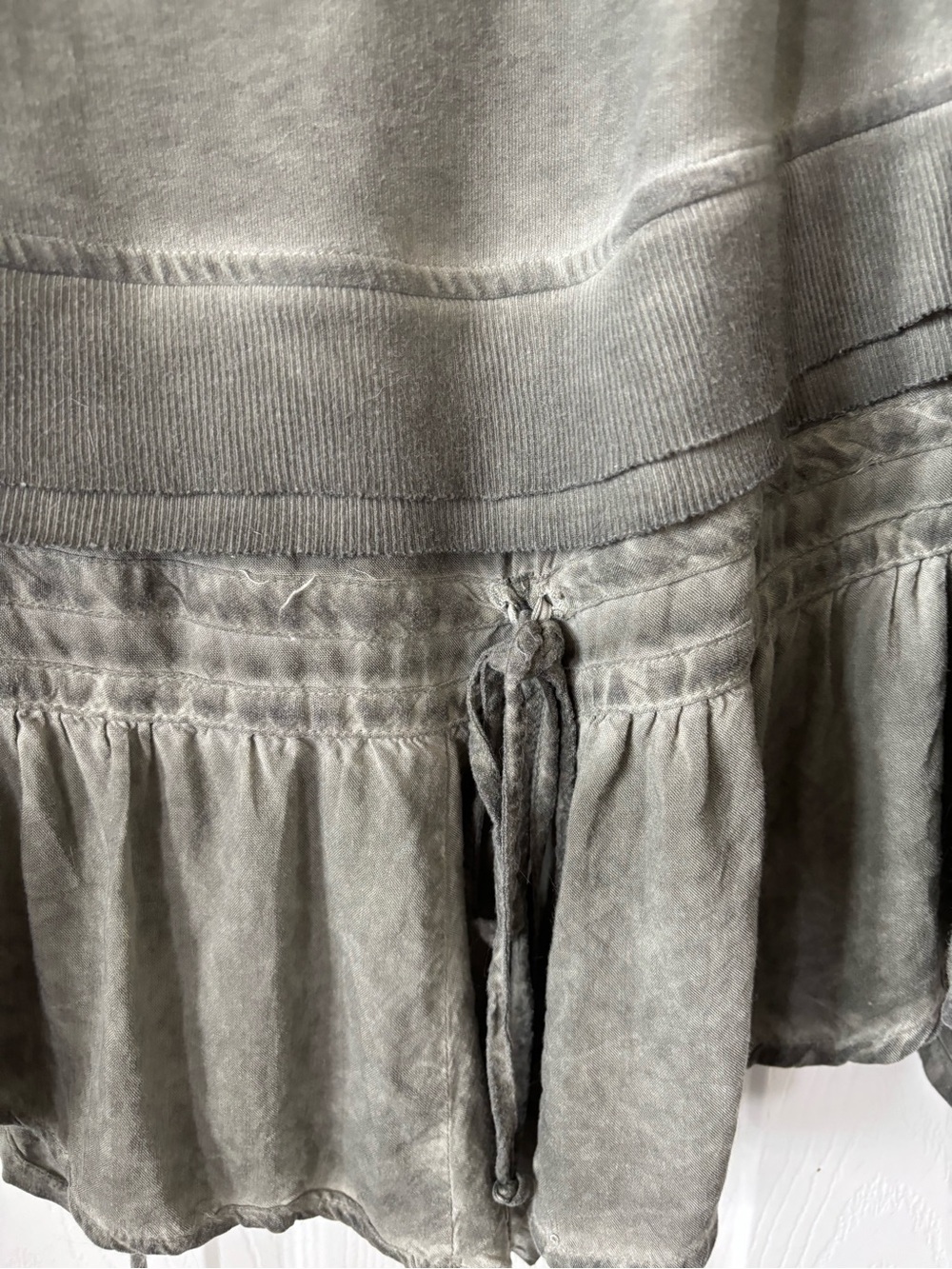EARTHBOUND Olive Green Zip Hoodie with Subtle Texture - Picture 5 of 5